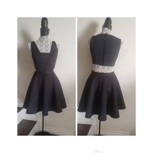 MARCIANO Skater Dress With A Cutout